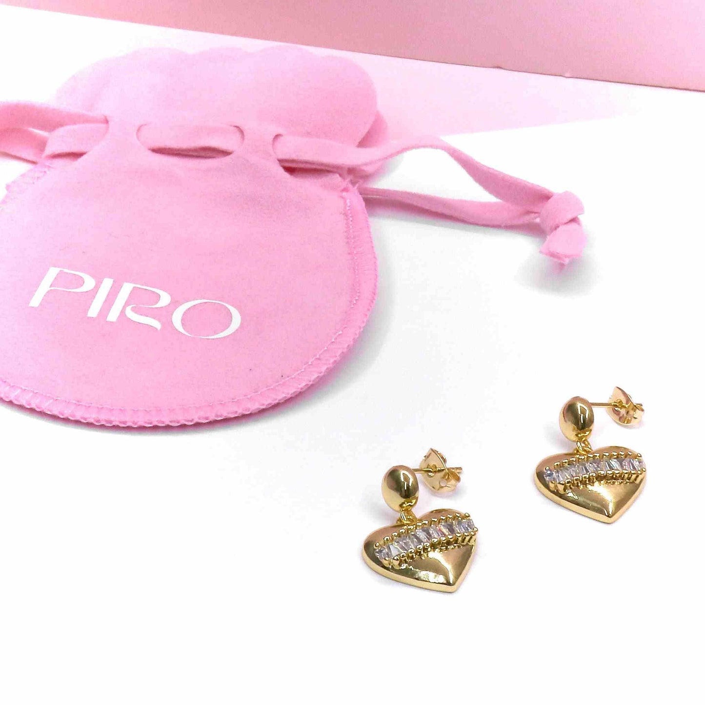 HEART PAVE EARRING