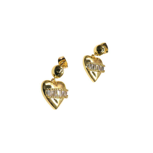 HEART PAVE EARRING