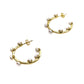 HOOP PEARL GOLD/SILVER