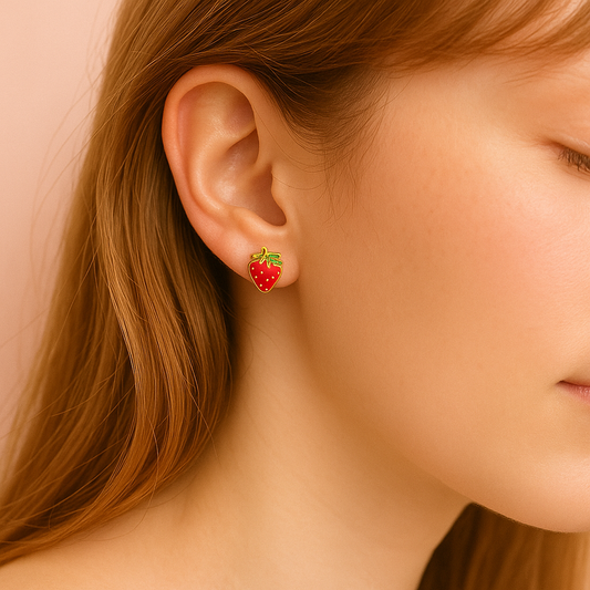 STRAWBERRY EARRING