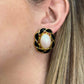 VIZCONDESA EARRING, gold-filled, vintage style.