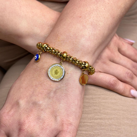 COIN GOLD BRACELET