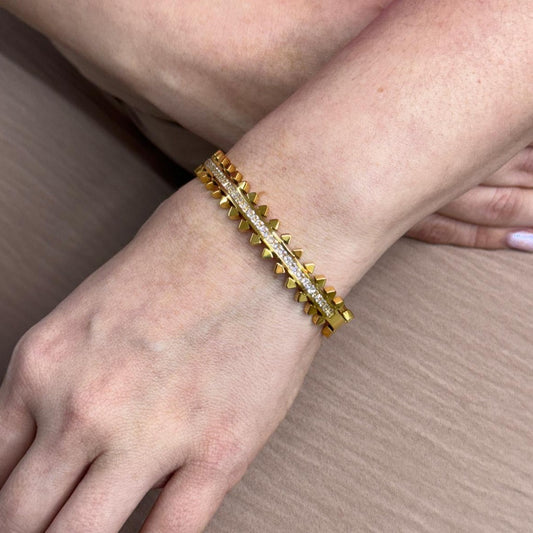 SHINE SPIKE BANGLE