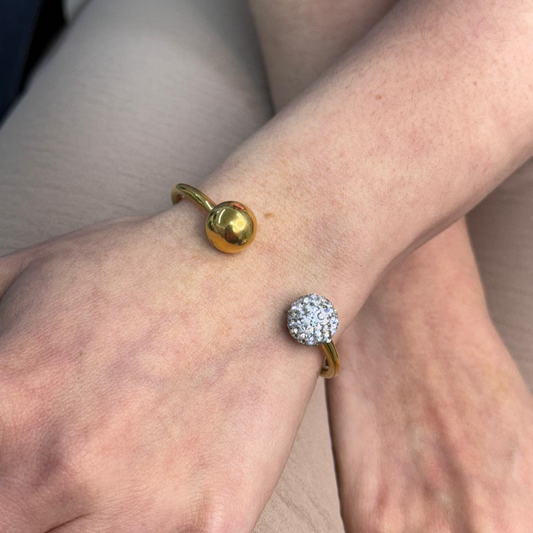 TWO GOLD BANGLE