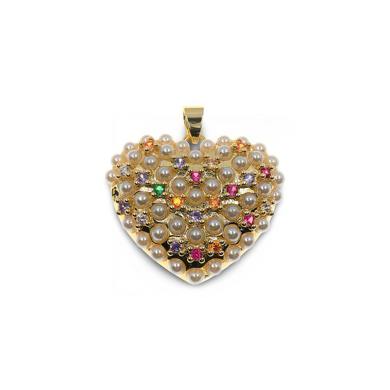 Puff love pearls & zirconias