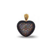 HEART LOCKET PENDANY WITH ZIRCONIA