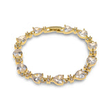 HEART LINK ZIRCONIA BRACELET