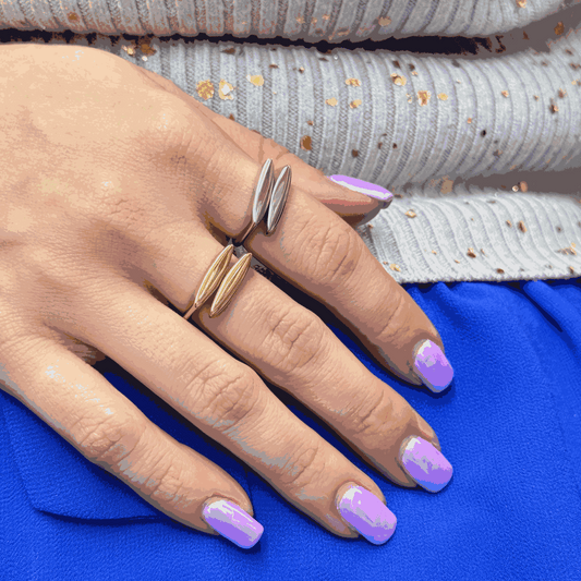 FASHION RING GOLD & SILVER