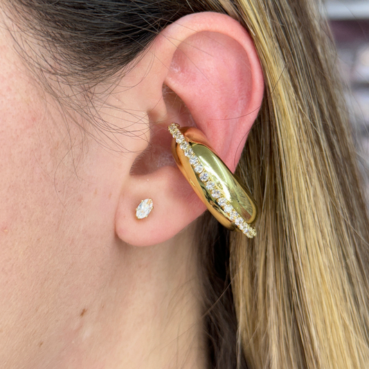 TENNIS CHUNKY EARCUFF