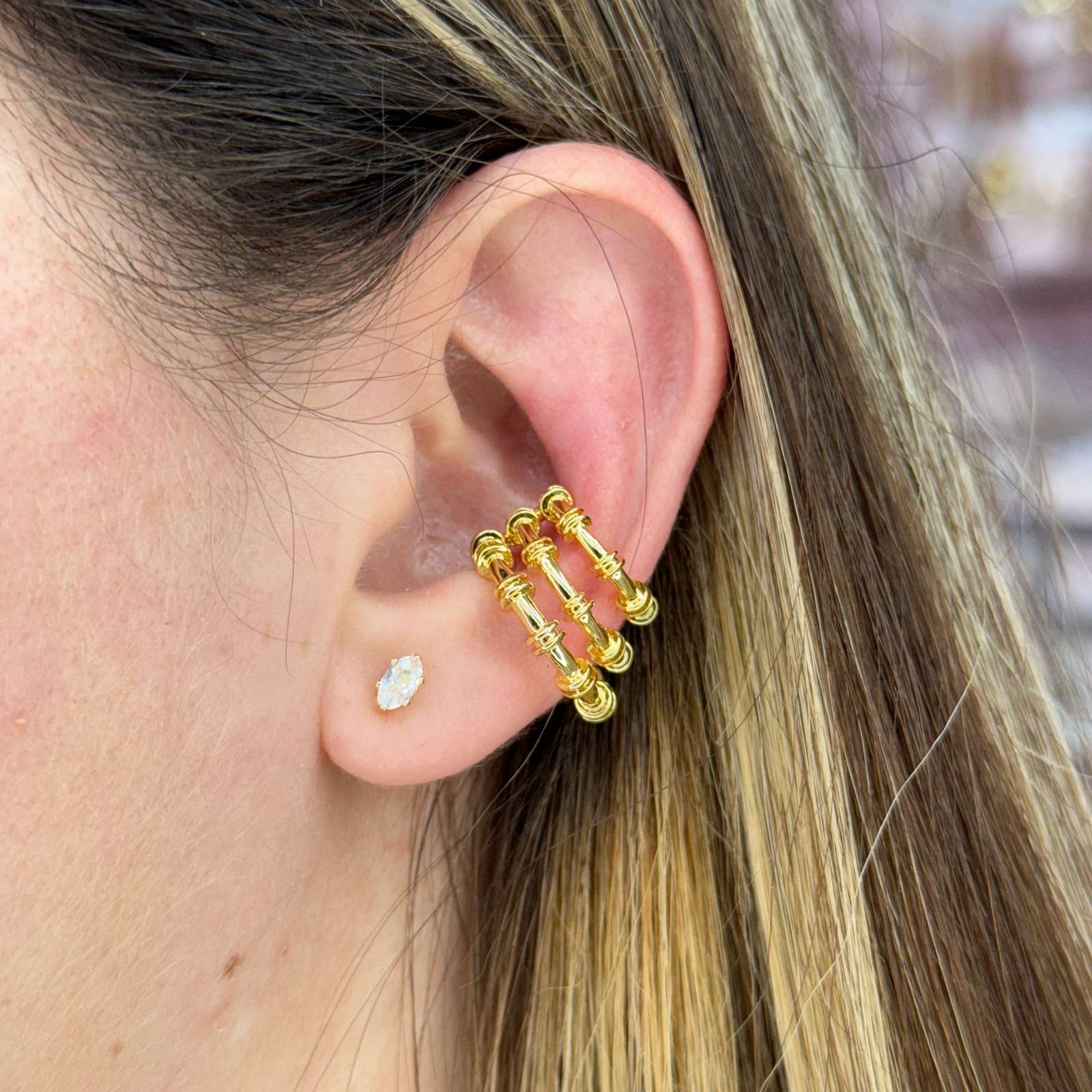 BAMBU 3 LINE EARCUFF