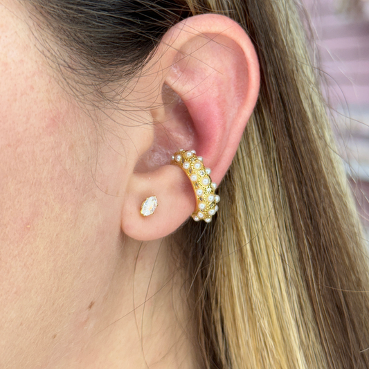 OCEAN GOLDEN EARCUFF