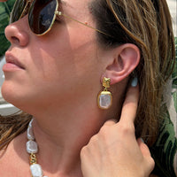 Baroque Pearl Drop Earrings