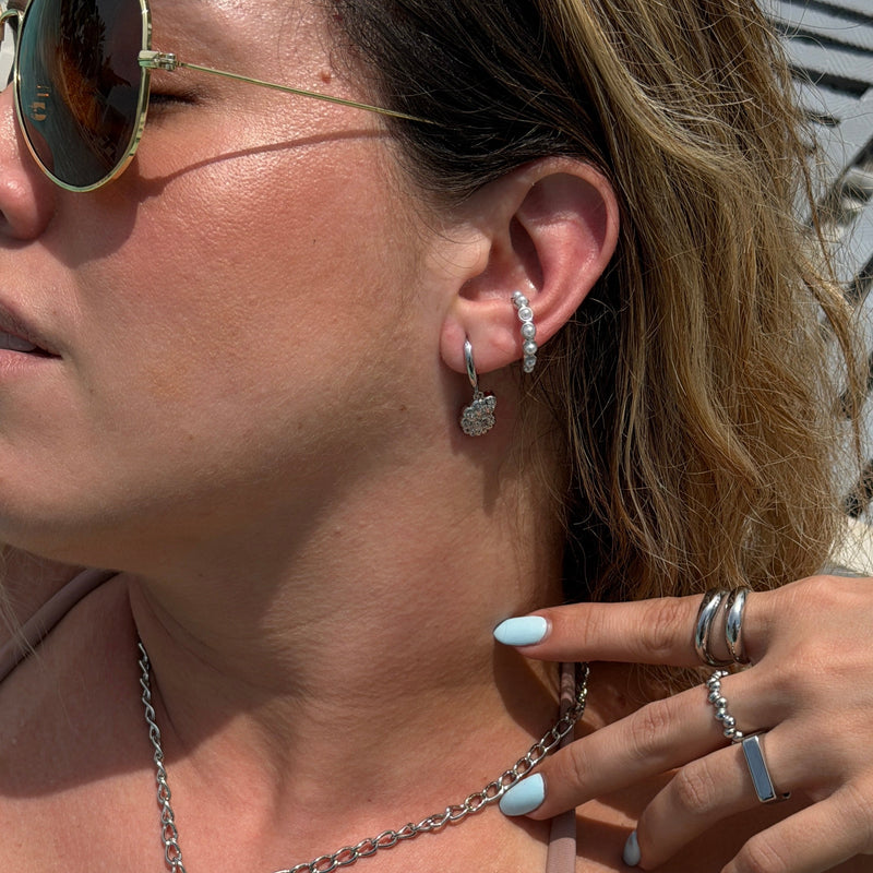 Dainty Pearl Line Ear Cuff