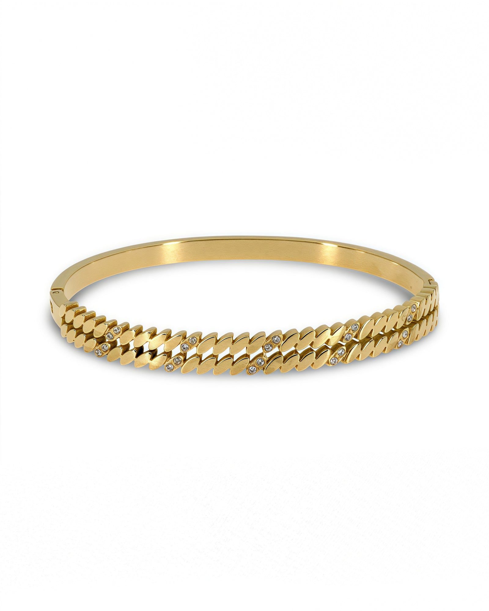 Elegant Sparkle Line Bracelet - – Stainless Steel