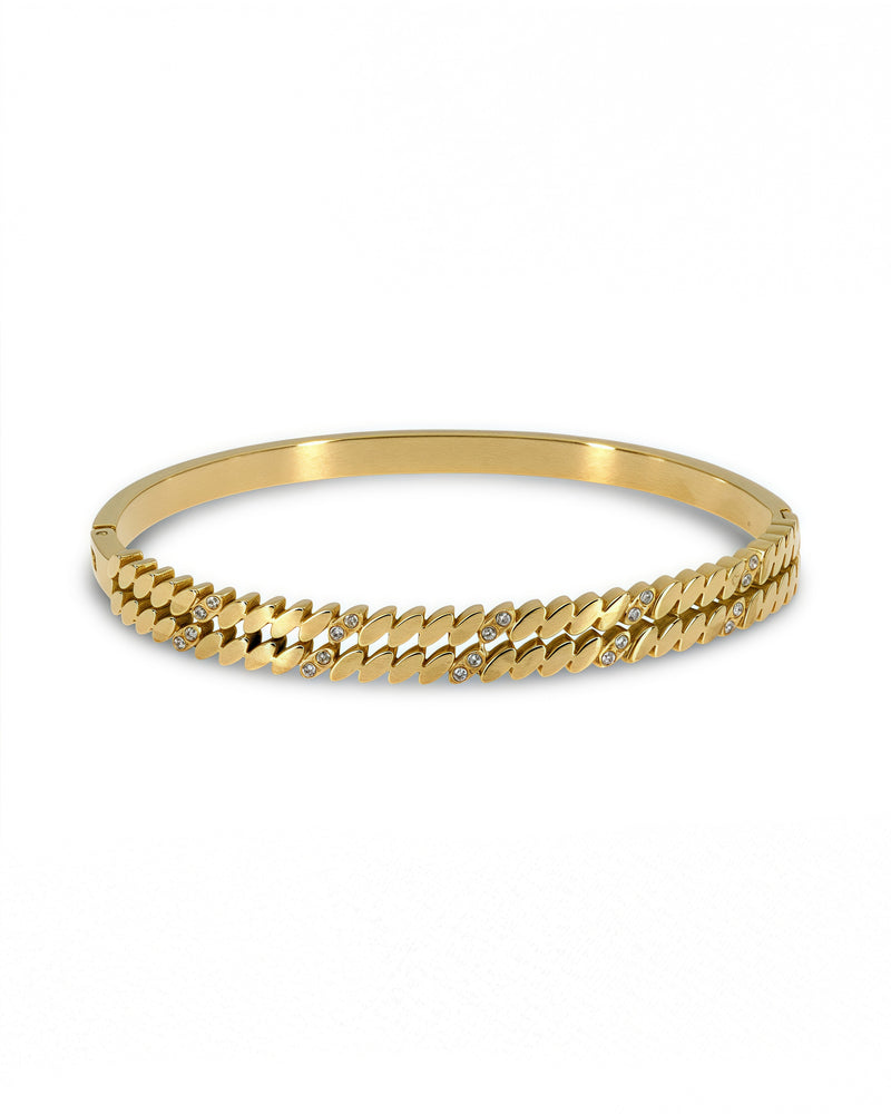 Elegant Sparkle Line Bracelet - – Stainless Steel