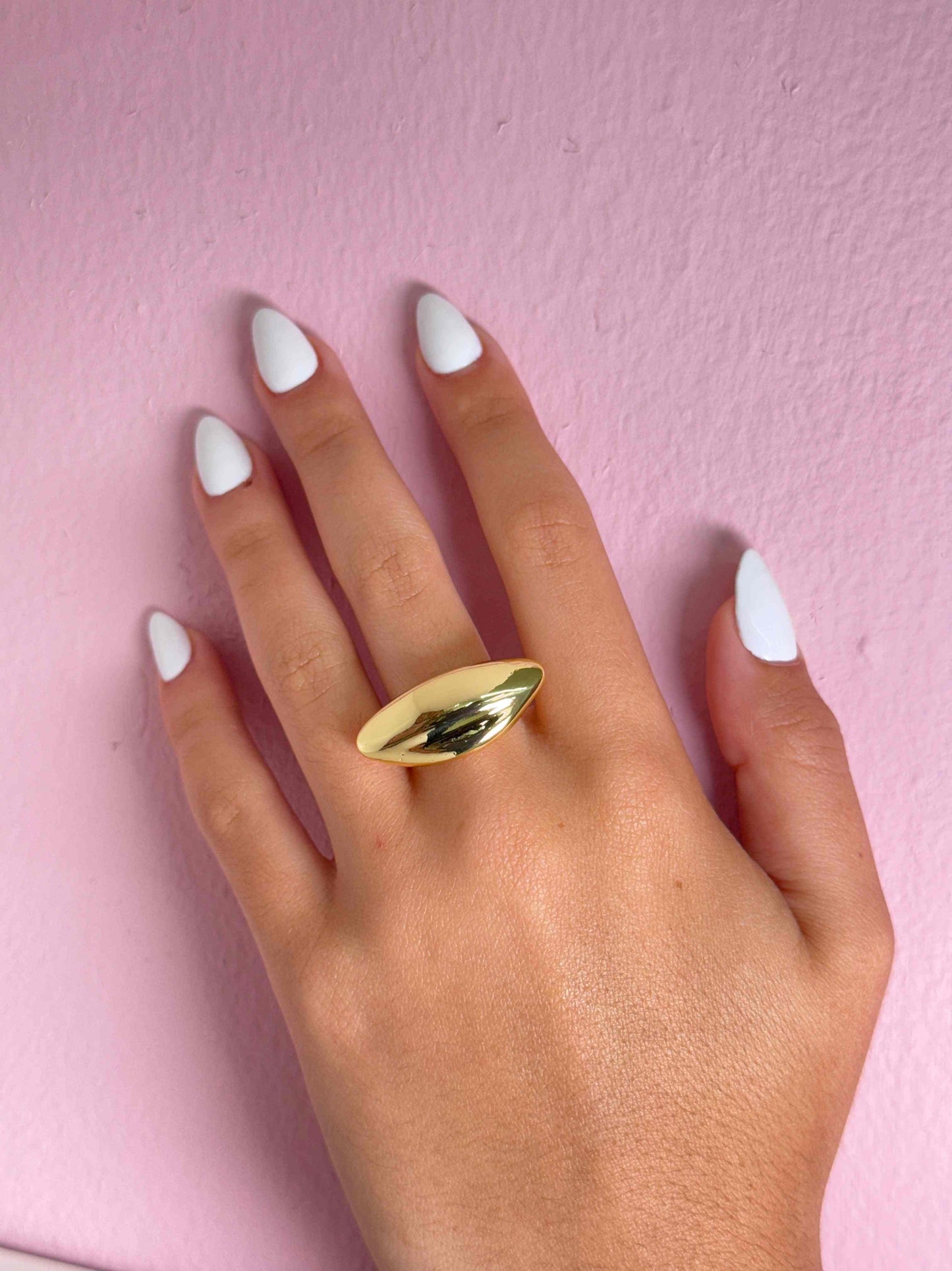 ABSTRAC GOLD RING