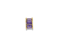 Baguette Crystal Spacer Charm