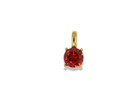 Round Solitaire Zirconia Pendant
