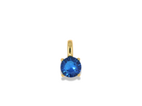 Round Solitaire Zirconia Pendant