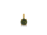 Round Solitaire Zirconia Pendant