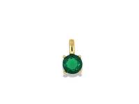 Round Solitaire Zirconia Pendant