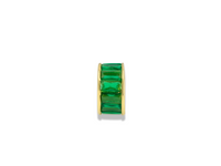 Gold Baguette Spacer Charm