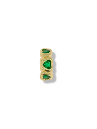 Heart Crystal Spacer Charm