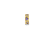 Heart Crystal Spacer Charm