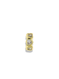 Heart Crystal Spacer Charm