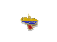 Venezuela Map Pendant – 7 & 8 Star Edition