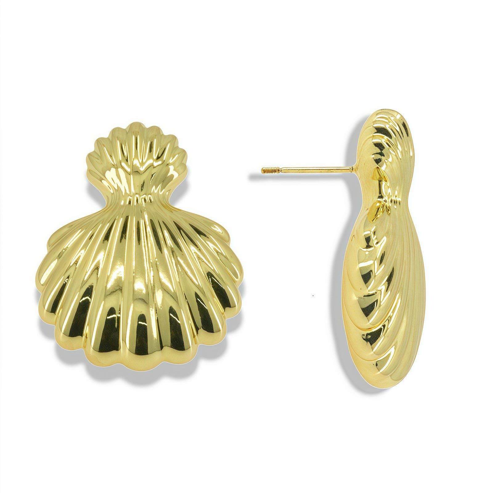 Ocean Shell Statement Earrings