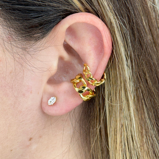 CUBAN LINK EARCUFF