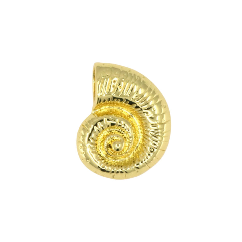 Mini Gold Conch Shell Pendant