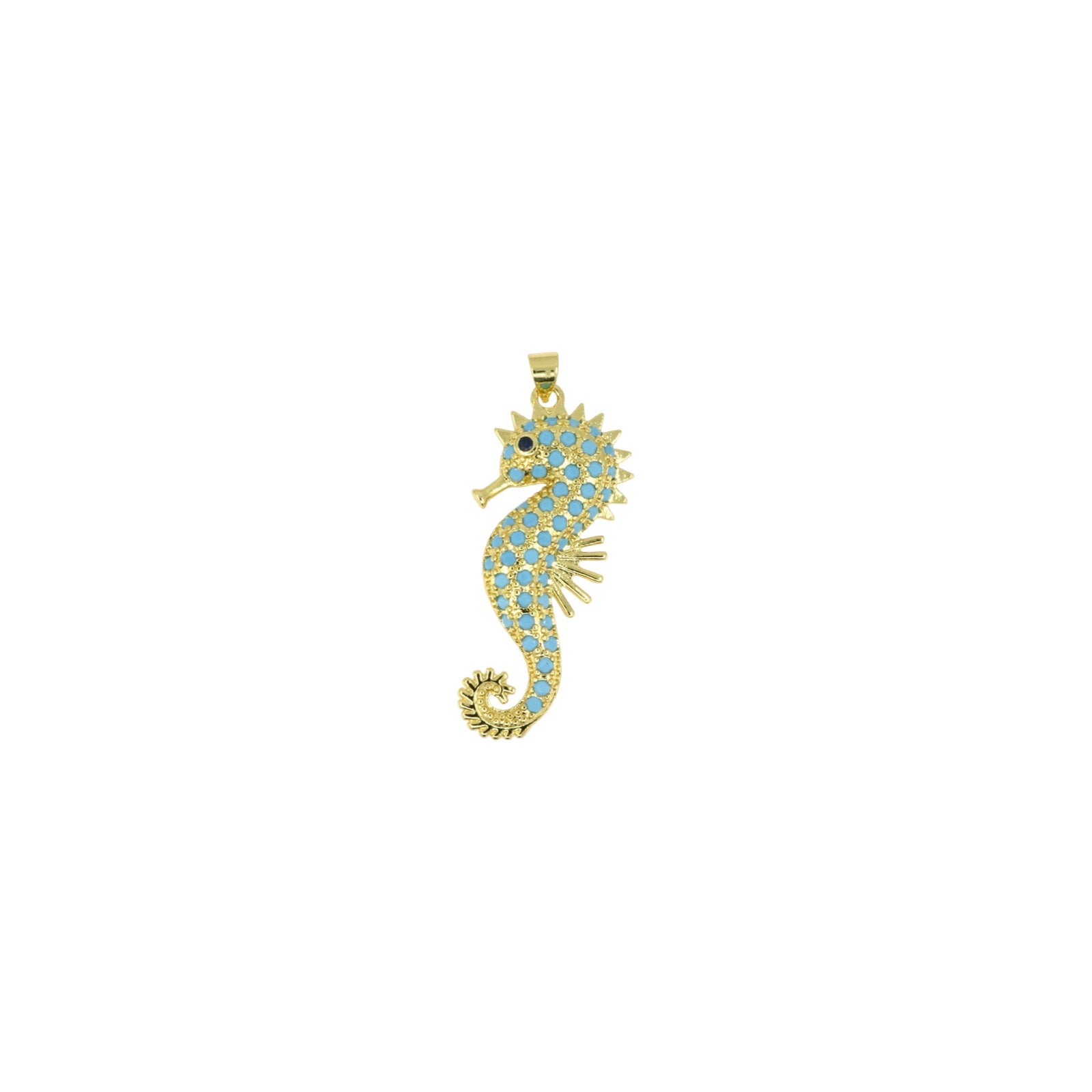 Turquoise Seahorse Pendant