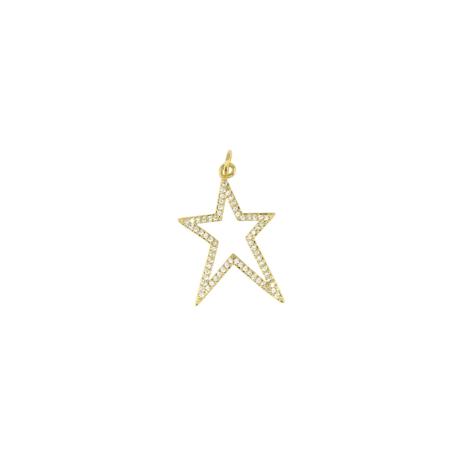 Rock Star Pavé Star Pendant