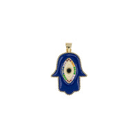 Painted Hamsa Hand Pendant