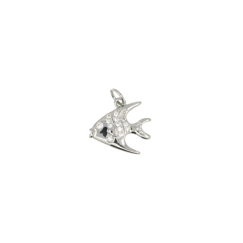 Mini Angel Fish Pavé Pendant