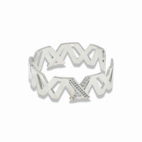 Roman numeral bracelet with crystal details