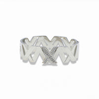 Roman numeral bracelet with crystal details