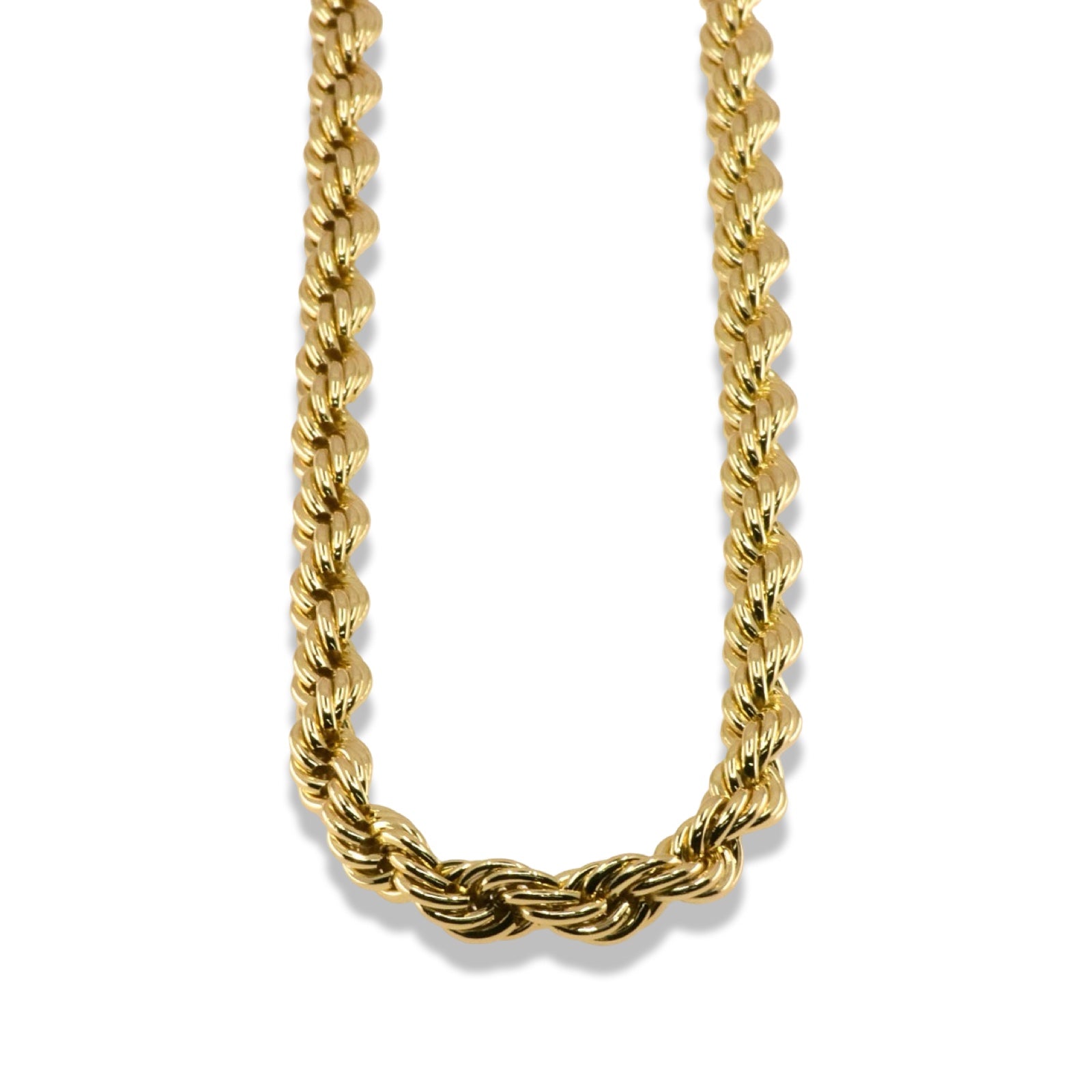 Gold Rope Chain Necklace (45 cm)