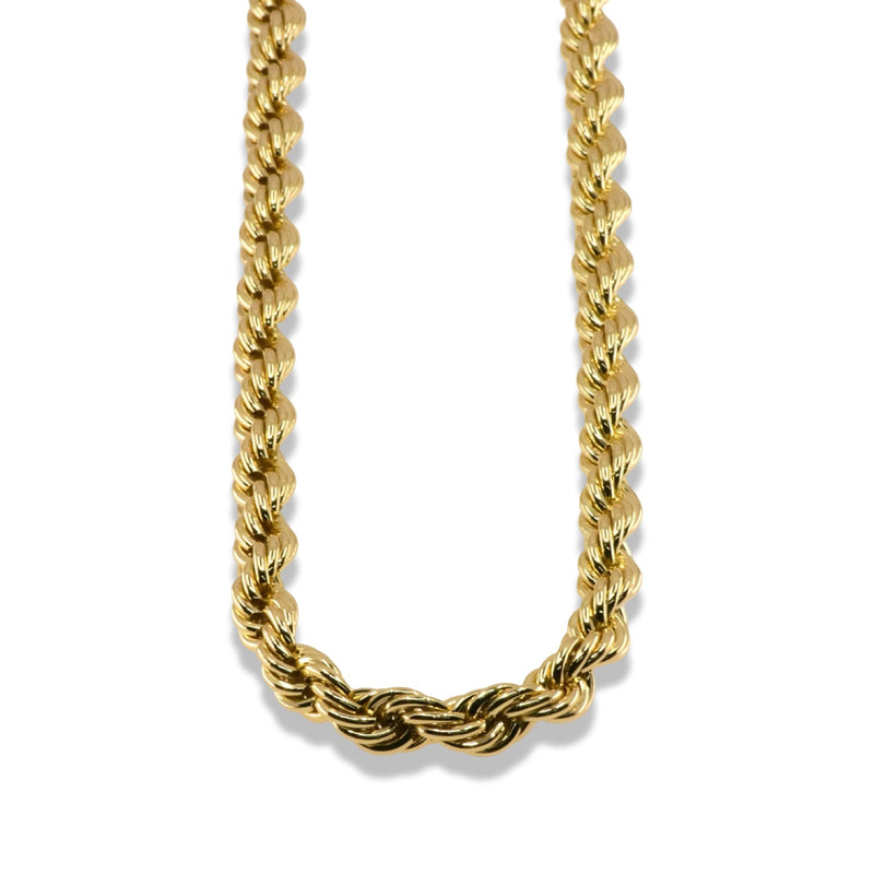 Gold Rope Chain Necklace (45 cm)
