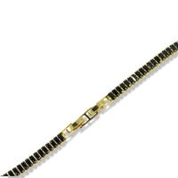 Baguette Tennis Tie Necklace