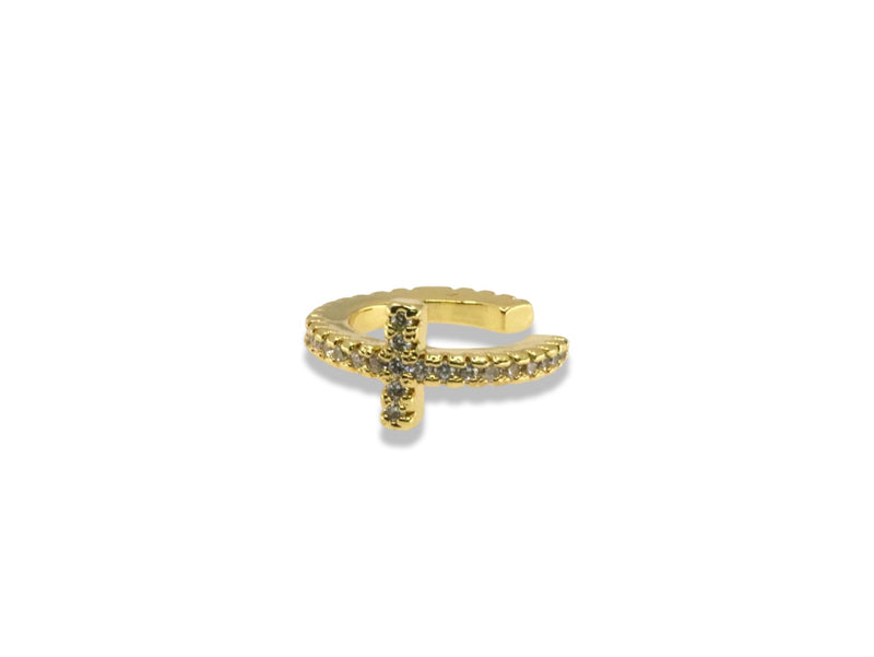 Pavé Cross Ear Cuff