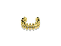 Pavé spike ear cuff