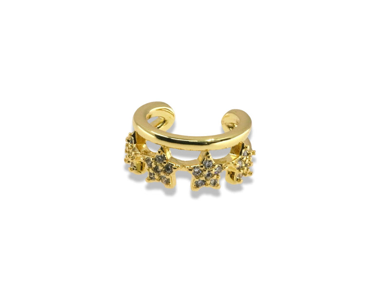 Mini Pavé Star Ear Cuff