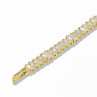 Rectangular Cubic Zirconia Bracelet