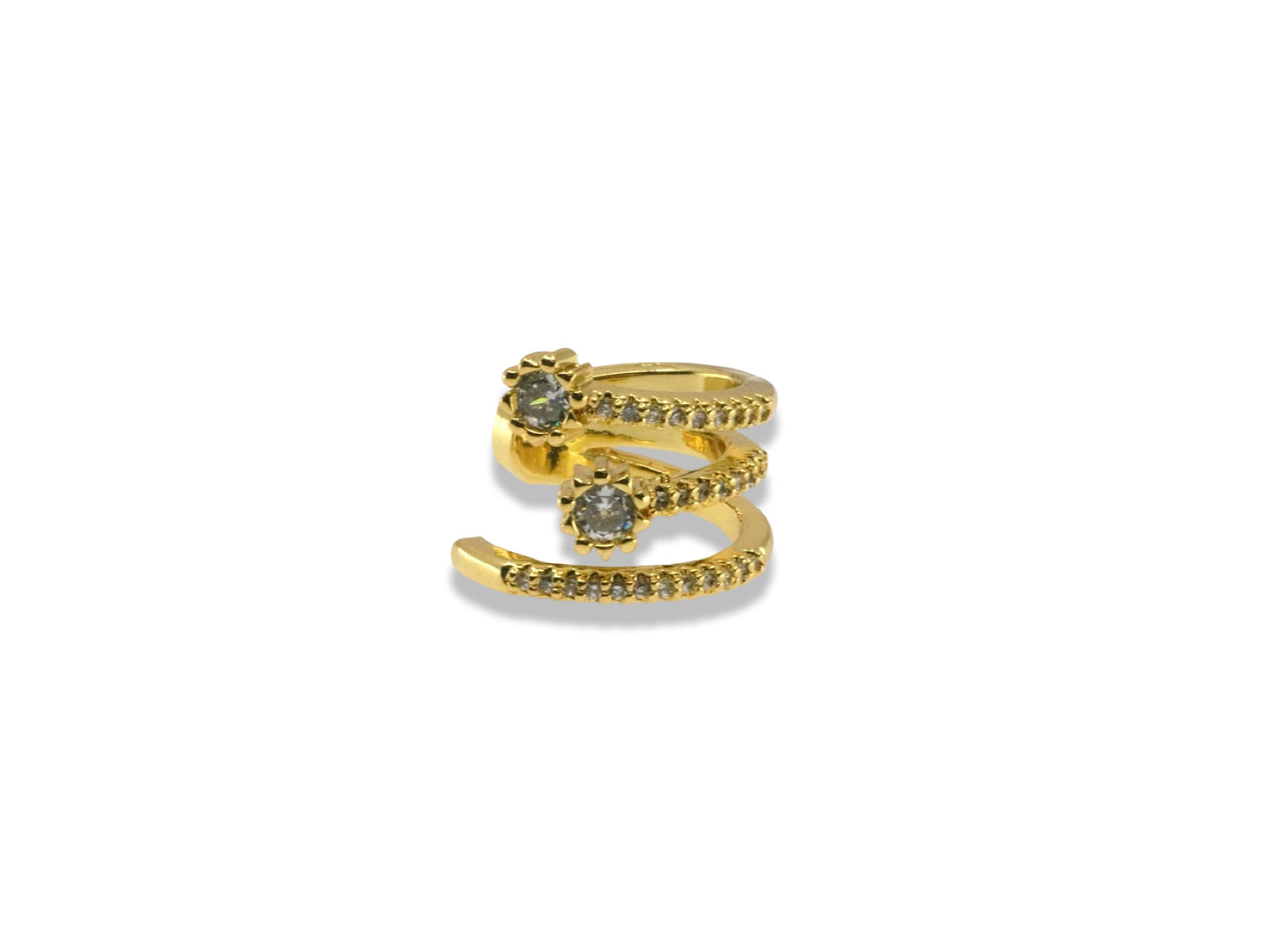 Triple Pavé Ear Cuff