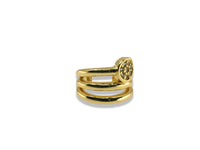Mini pavé circle ear cuff