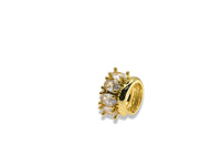 Oval Crystal Ear Cuff