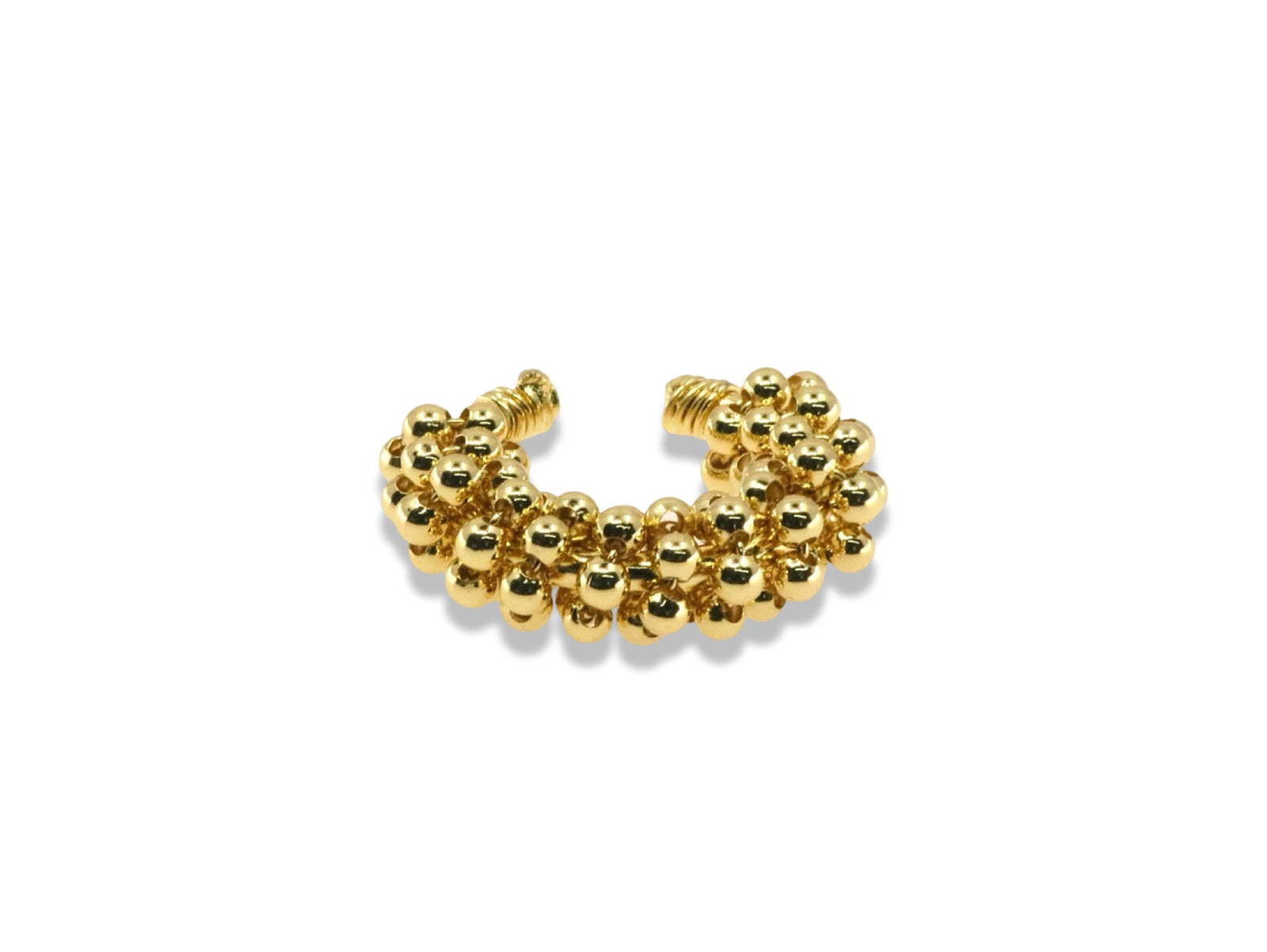 Mini Braided Bead Ear Cuff